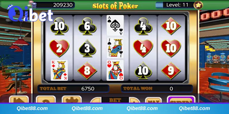 3+ kinh nghiệm làm chủ mọi ván Slots Poker